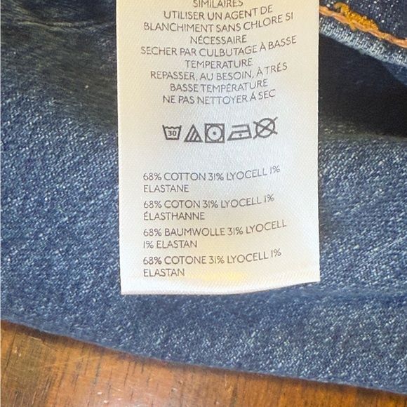 Free People We The People Risk Taker Straight Leg Mid-Rise Jeans Size 28 NWOT - Picture 10 of 11